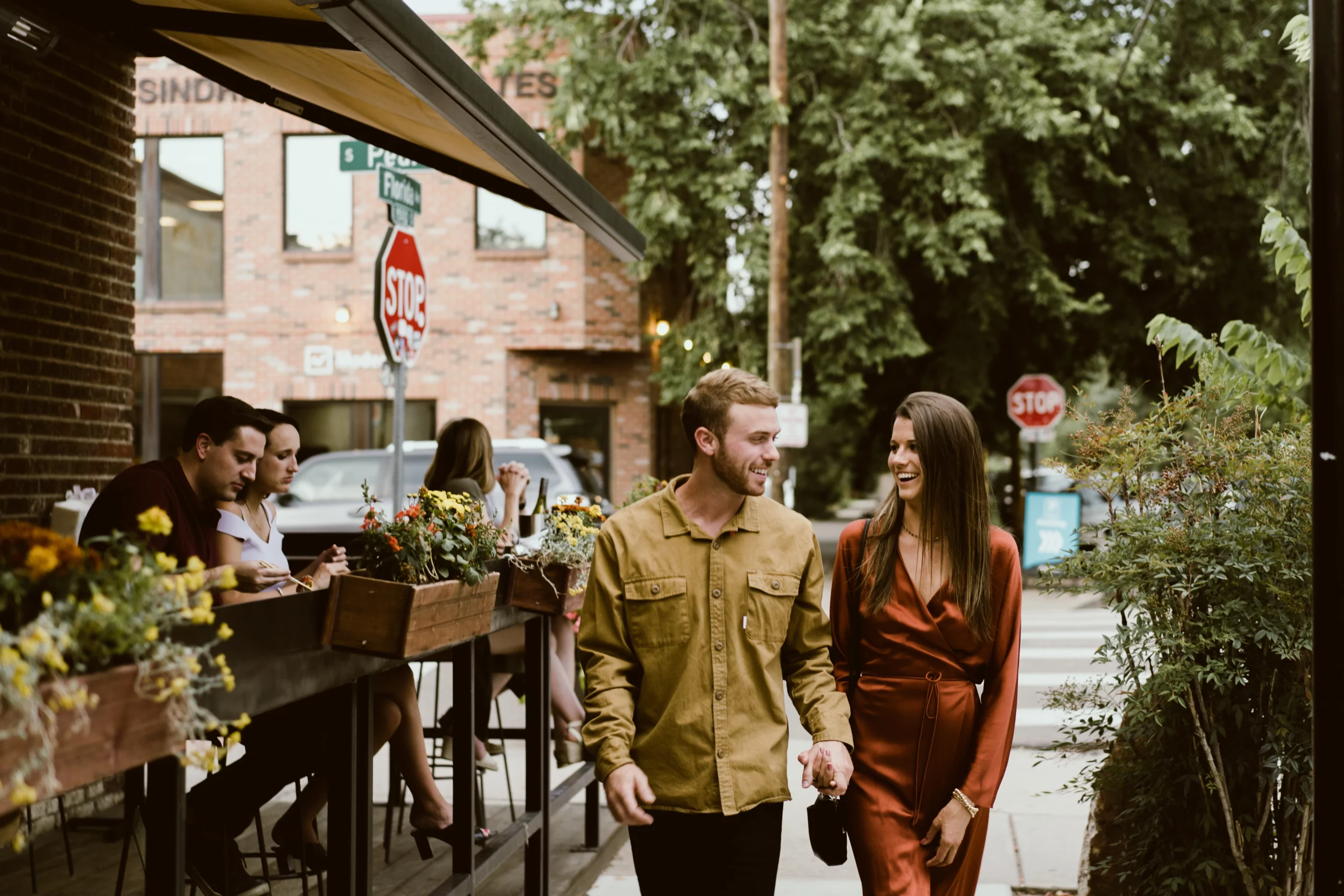 couple in downtown denver